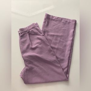Purple trousers